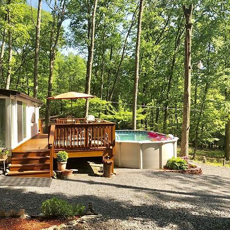 Pocono Cabin With Private Pool At Shawnee Mtn East Stroudsburg Exteriör bild
